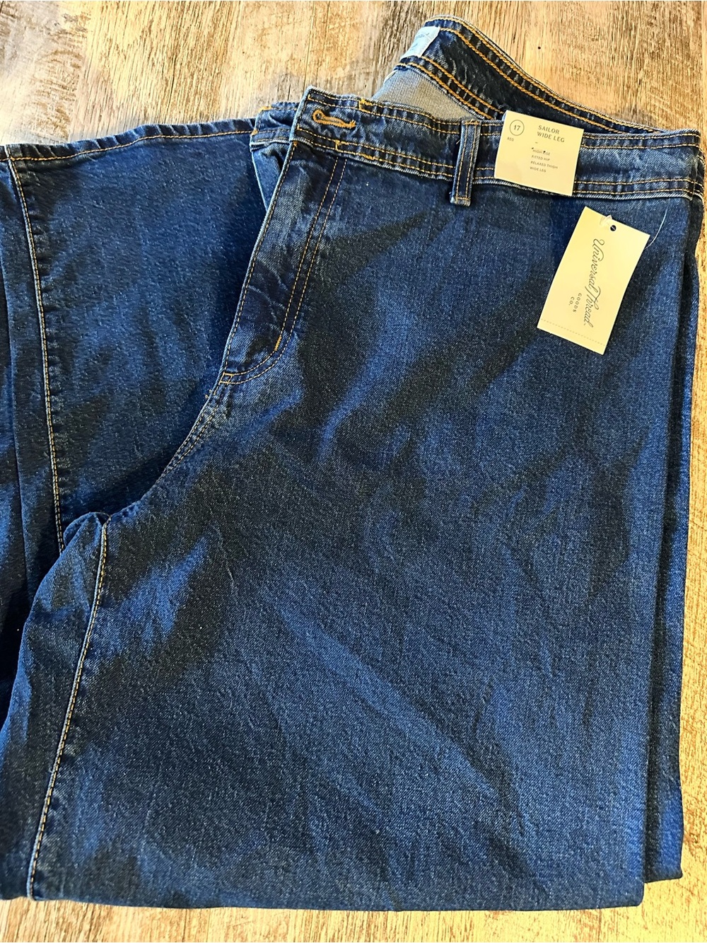 17 Dark Blue Denim Jeans - Sailor Fit